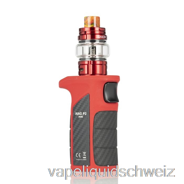 Smok Mag P3 Mini 80w Starter Kit Rot Schwarz Vape Liquid E-liquid Schweiz